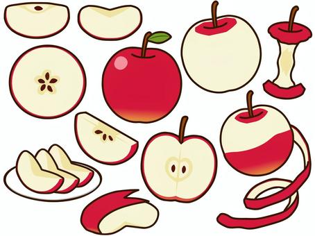 Illustration, apple, fruit, food, 