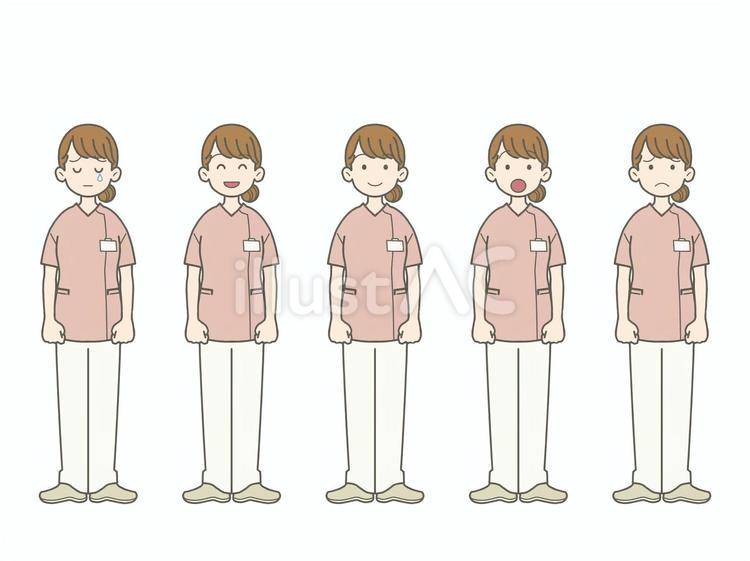 看護師　女性　立ち絵 看護師,女性,立ち絵のイラスト素材