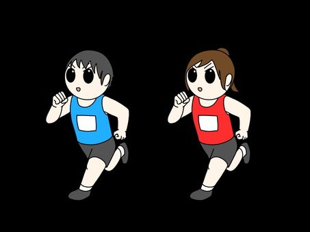 マラソン マラソン,スポーツ,運動,ジョギング,ランニングのイラスト素材