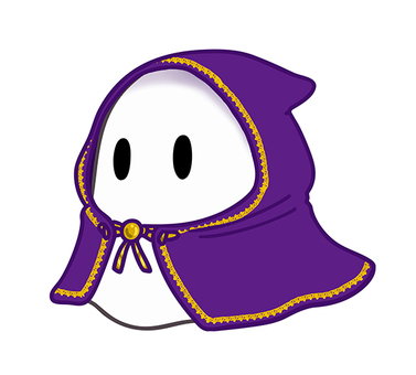 魔術師の仮装をするおばけ