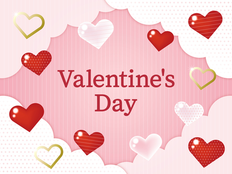 バレンタイン　背景イラスト　ピンク バレンタイン,ハート,背景,背景イラスト,ピンク,2月,バレンタインデー,バレンタイン素材,ai,jpgのイラスト素材