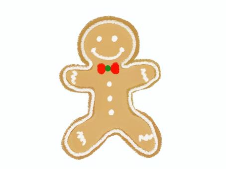 ジンジャーマンクッキー ジンジャーマンクッキー,クリスマス,クッキー,お菓子,スイーツ,xmas,クレヨン,手書きのイラスト素材