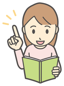  本で調べている若い女性 読書,女性,女の子,人,ロングヘア,若い,本,勉強,読む,書籍のイラスト素材