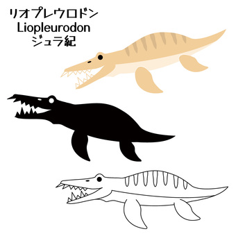 Illustration, dinosaur, jurassic, riopleurodon, 