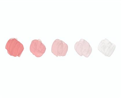ぺんき(グラデーション) ペンキ,ピンク,グラデーション,油彩,かわいい,厚塗り,ラフのイラスト素材