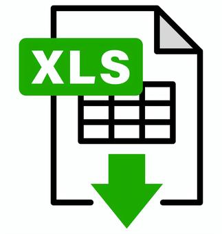 XLSファイル・データシートのアイコン4 xls,ファイル,アイコン,表データ,表計算,エクセル,ビジネス,集計,レポート,データ分析のイラスト素材