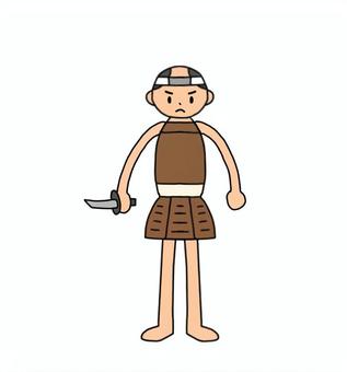 戦国の野武士 野武士,野伏,雑兵,侍,武士,武者,浪人,一揆衆,野盗,盗賊のイラスト素材