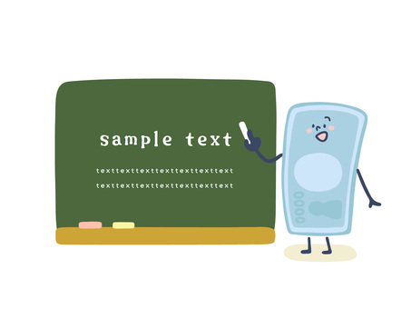 お金(黒板フレーム) お金(黒板フレーム) お金,勉強,黒板,教室,教える,タイトル,枠,見出し,経済,家計のイラスト素材