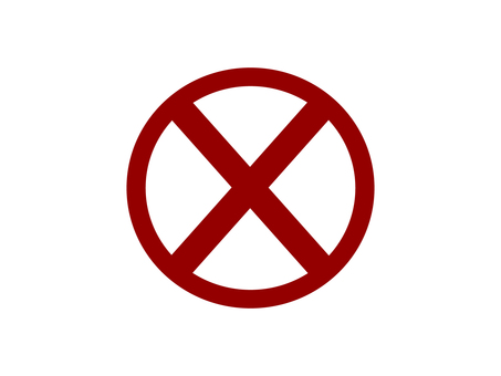 赤いバツ印アイコン バツ,間違い,エラー,禁止,注意,危険,シンボル,アイコン,マーク,赤のイラスト素材