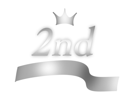 2nd, crown, crown, ribbon, JPG and PNG