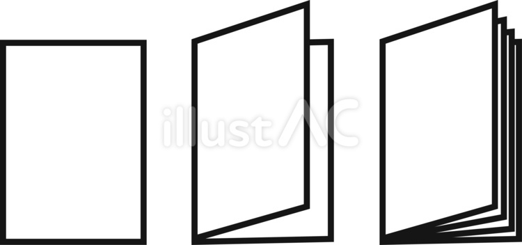 用紙_01 用紙,印刷用紙,チラシのイラスト素材