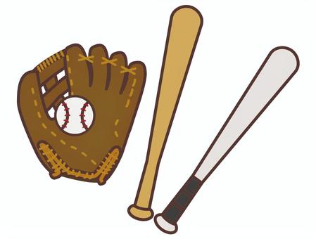 baseball, baseball equipment, baseball ball, a glove, JPG and PNG