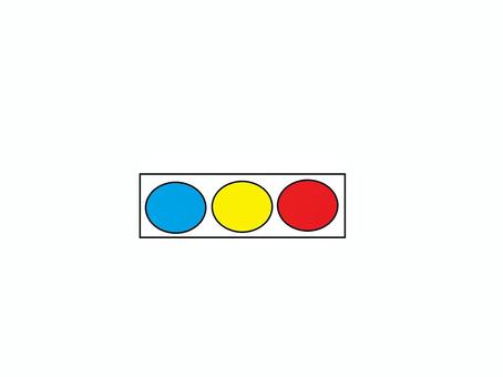 信号機 信号機,青信号,黄信号,赤信号,シンプルのイラスト素材