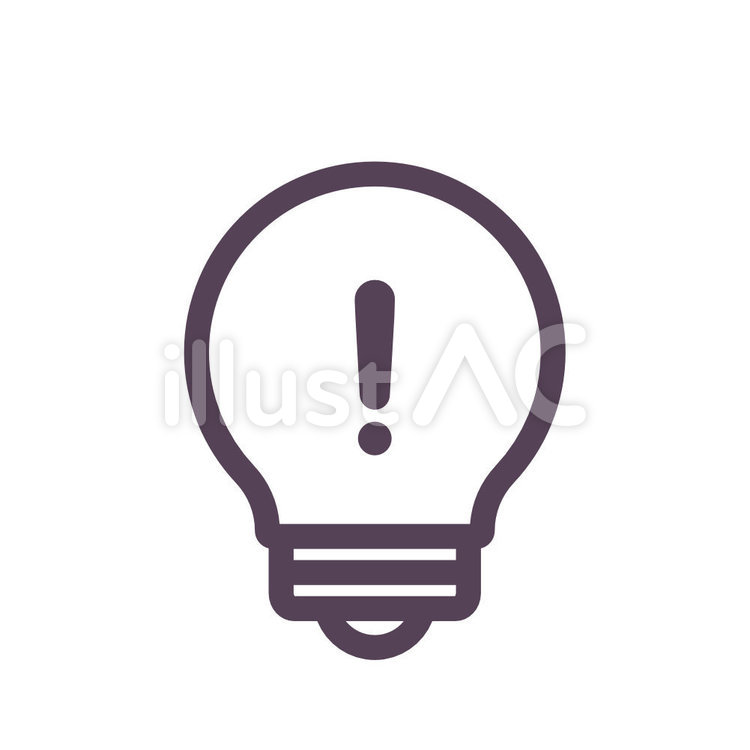 注意マークの電気（電力不足）アイコン 電気,注意,電力のイラスト素材