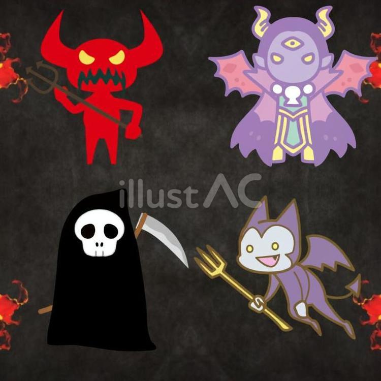 悪魔たちイラスト - No: 23992913｜無料イラスト・フリー素材なら「イラストAC」