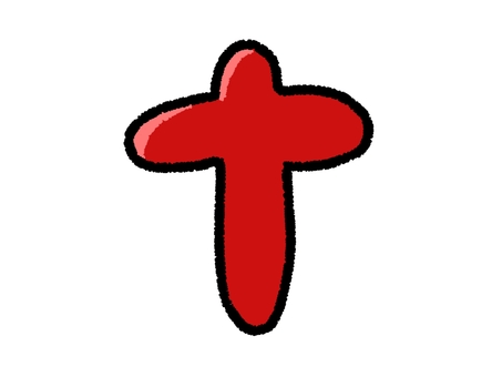 アルファベット　t t,アルファベット,文字,小文字,英語,赤,シンプル,挿絵,素材,ゆるいのイラスト素材