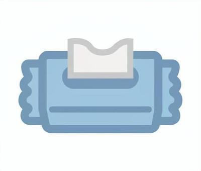 おしりふき＆ウェットティッシュのイラスト おしりふき,ウェットティッシュ,ティッシュ,消耗品,赤ちゃん,ベビー,子育て,子供,育児,新生児のイラスト素材