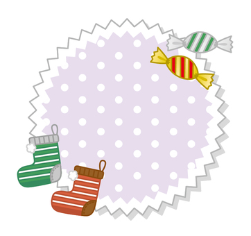 クリスマス吹き出し39