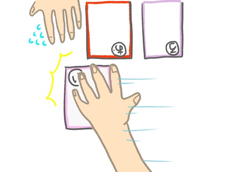 かるた大会 かるた大会,かるた,新年,正月,手,カード,札,汗,ゲーム,冬のイラスト素材