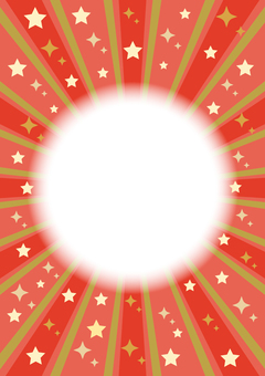 星の集中線の縦背景_赤_中央 集中線,放射,背景,縦,星,キラキラ,赤,輝き,放射状,効果線のイラスト素材