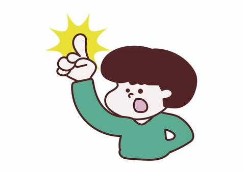 手描きの女の子 女の子,人,手描き,ポイント,注意のイラスト素材