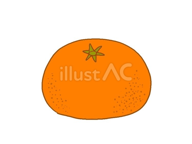 みかん みかん,果物,橙色のイラスト素材