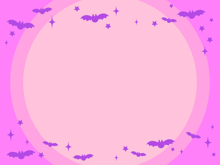 ハロウィンピンク背景