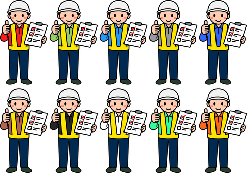 チェックリストする作業員です。 チェックリストする作業員です。 作業員,シンプル,スタッフ,従業員,アルバイト,パート,倉庫,運搬,物流,作業のイラスト素材