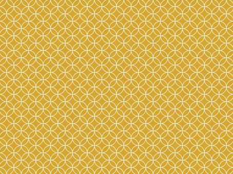 七宝繋ぎA（芥子色） 七宝繋ぎ,七宝,背景,和柄,パターン,伝統紋様,芥子色,黄色,壁紙,シームレスのイラスト素材