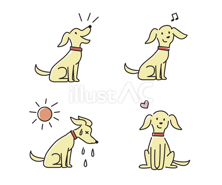 Animal_DOG_01 犬,動物,いぬのイラスト素材
