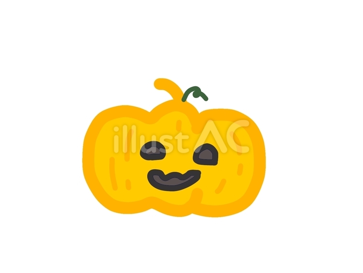 ハロウィンのかぼちゃ ハロウィン,かぼちゃ,仮装のイラスト素材