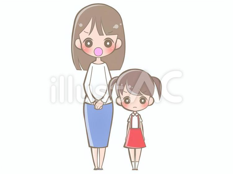全身-手を組む女性-怒る201012 女性,怒る,発言のイラスト素材