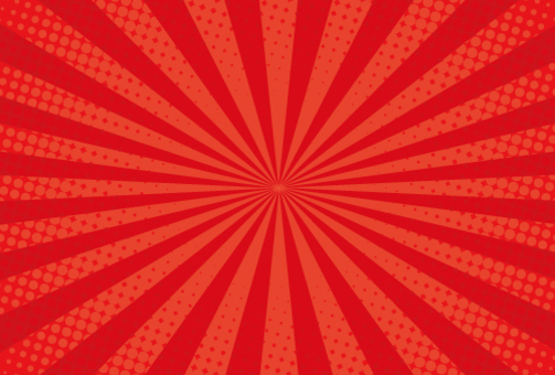 勢いと迫力を感じる赤い集中線 勢いと迫力を感じる赤い集中線 赤,レッド,集中線,スピード線,放射線,効果線,背景,パターン,デザイン,漫画のイラスト素材