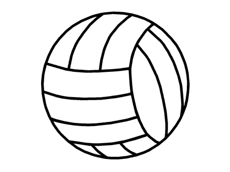 Illustration, voleybol, küresel, spor dalları, 