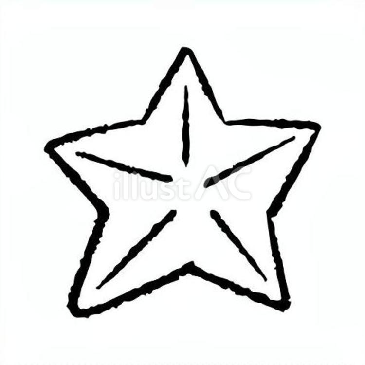 手描きの星12 星,アイコン,スターのイラスト素材