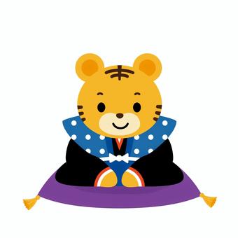 新年あいさつ干支 寅 新年あいさつ干支 寅 寅,寅年,トラ,タイガー,干支,動物,かわいい,年賀状,年賀状素材,新年のイラスト素材