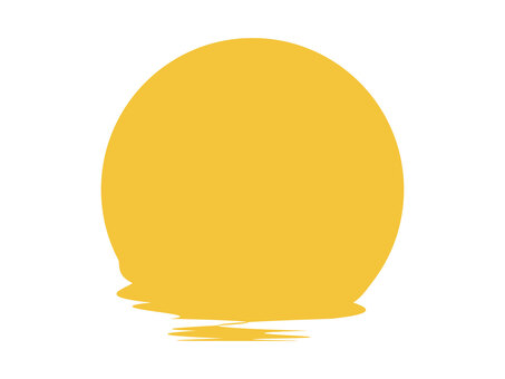 水面に浮かぶ満月 満月,月,夜空,揺らぎ,浮かぶのイラスト素材