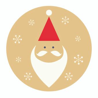 Craft wind Santa Claus circular icon, عيد الميلاد, سانتا كلوز, أيقونة, JPG, PNG and AI