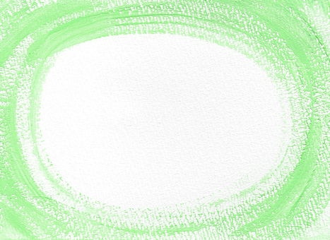 かすれた筆の丸い緑枠 枠,フレーム,背景,手描き,手書き,筆,毛筆,筆書き,クレヨン,かすれのイラスト素材