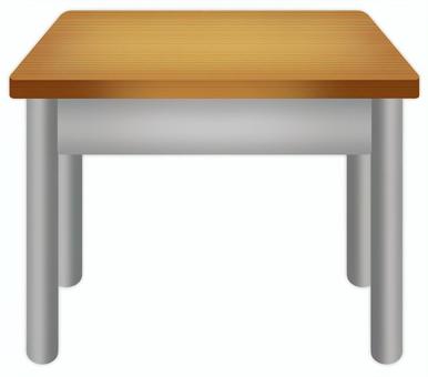 学校の机のイラスト 机,学校机,教室,学校,学習,授業,備品,木材,学舎,イラストのイラスト素材