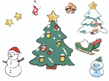 【セット】デフォルメクリスマス