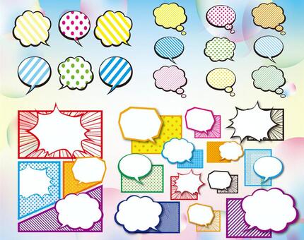 Speech balloon, , JPG