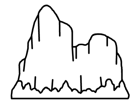 渓谷 渓谷,地形,地層,グランド・キャニオン,世界遺産,イラストのイラスト素材