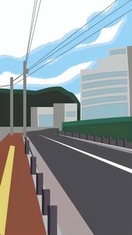 Illustration, the way, sidewalk, local, 