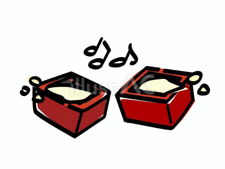 日本酒を升酒で乾杯_ラフで色ズレゆるい絵 日本酒,乾杯,升酒のイラスト素材