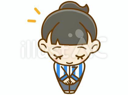 お辞儀をする女性コンビニ店員
