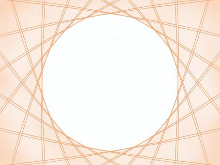 背景素材　丸枠　網状　オレンジ🟠 メッセージカード,背景,シンプル,ポストカード,ポスター,お手紙,白,かわいい,グラデーション,かっこいいのイラスト素材