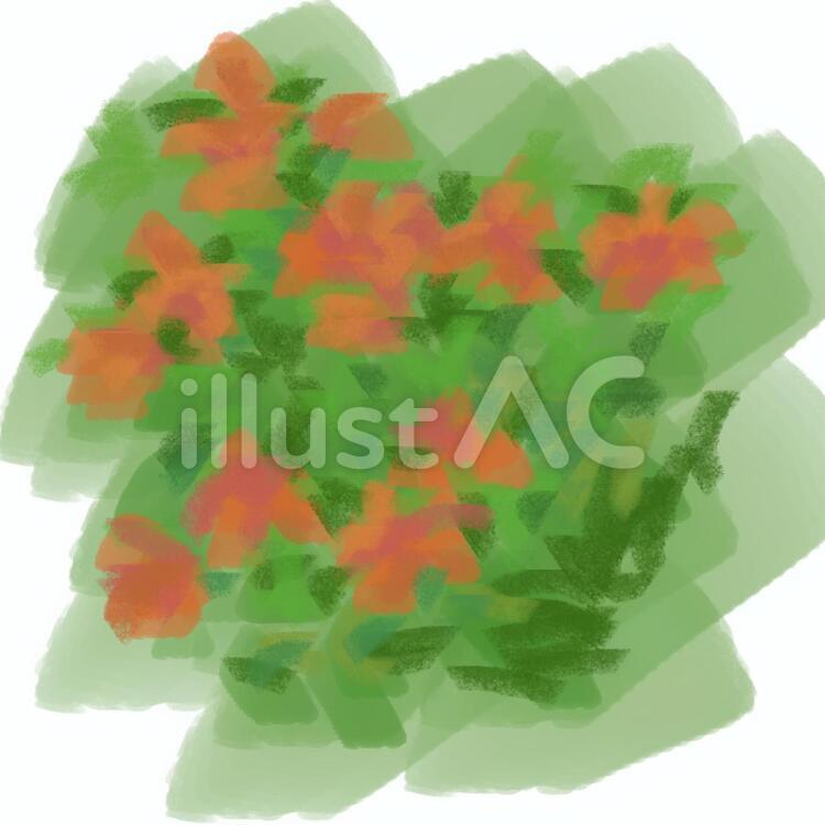 つつじ つつじ,花,緑のイラスト素材