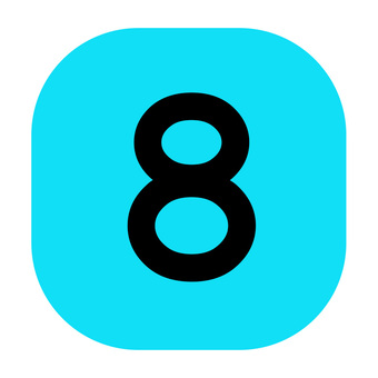 8 number bee, JPG and PNG 8 number bee, , JPG and PNG