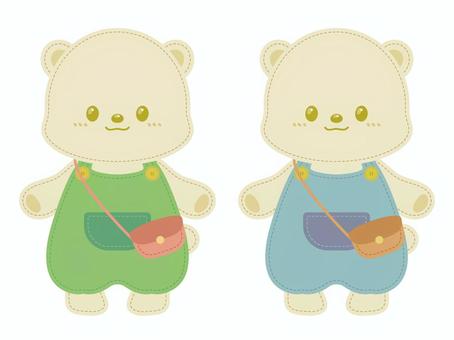 Illustration, animal, children, bear, 